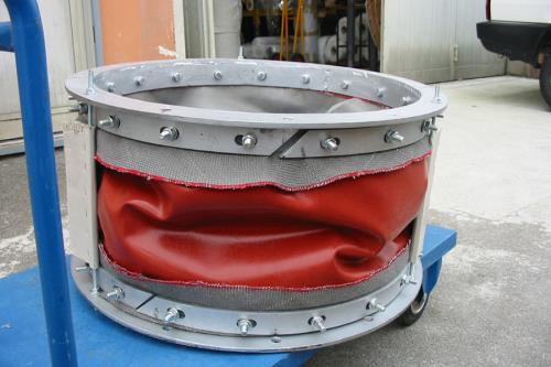 Compensatori di dilatazione: giunti tessili a flange orizzontali | Sartori Expansion Joints