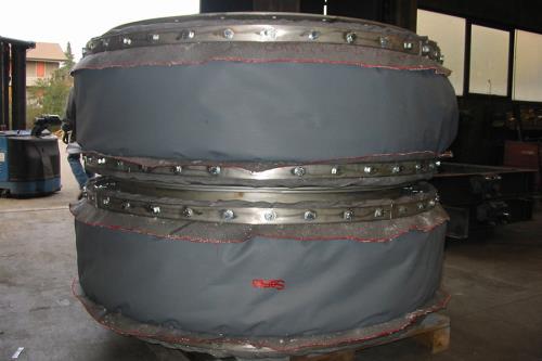 Compensatori di dilatazione: giunti tessili a flange orizzontali | Sartori Expansion Joints