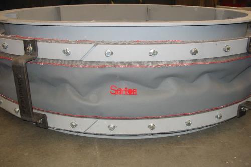 Compensatori di dilatazione: giunti tessili a flange orizzontali | Sartori Expansion Joints