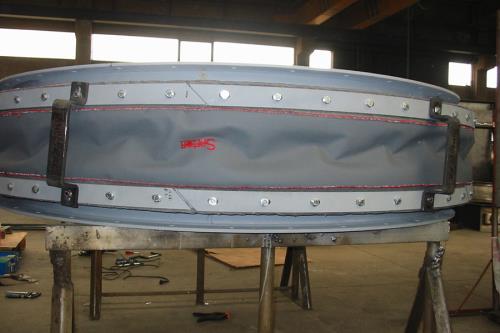 Compensatori di dilatazione: giunti tessili a flange orizzontali | Sartori Expansion Joints