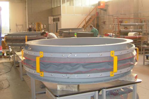 Compensatori di dilatazione: giunti tessili a flange orizzontali | Sartori Expansion Joints