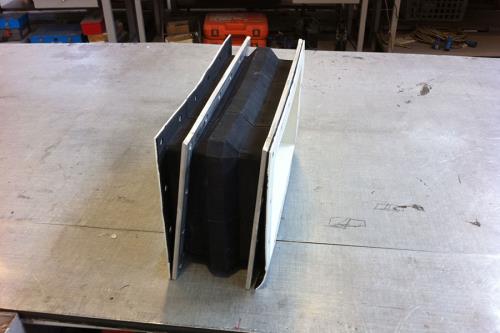 Rubber rectangular expansion joints | Sartori Expansion Joints