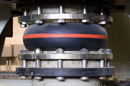 Rubber round expansion joints | Sartori Expansion Joints