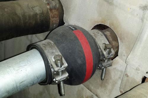 Rubber round expansion joints | Sartori Expansion Joints