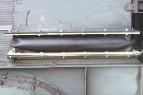 Rubber rectangular expansion joints | Sartori Expansion Joints